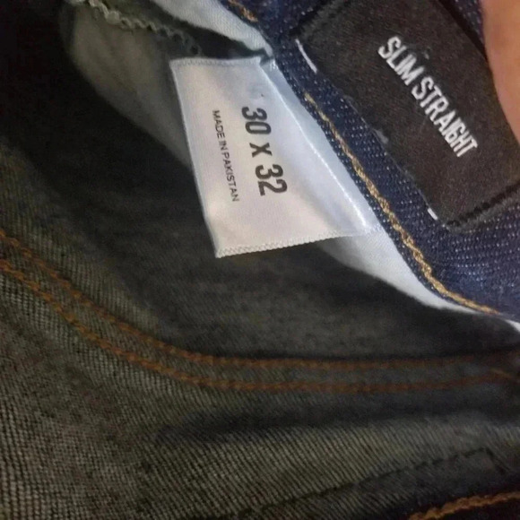 Express Men's Blue Denim Jeans Sz 30/32 - Picture 9 of 10